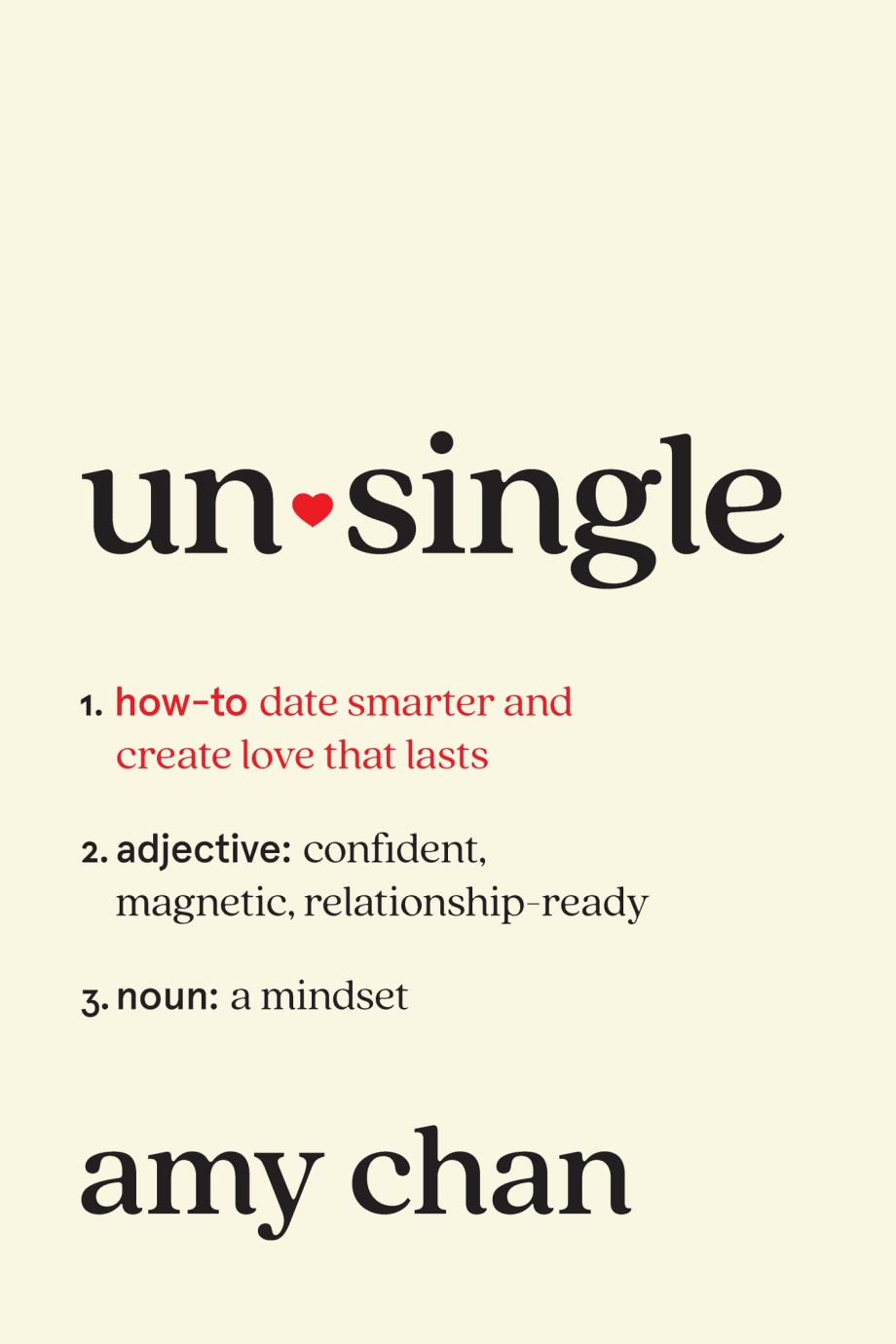 Unsingle book cover by Amy Chan